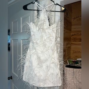 NWT Fashion Nova Feather Dress